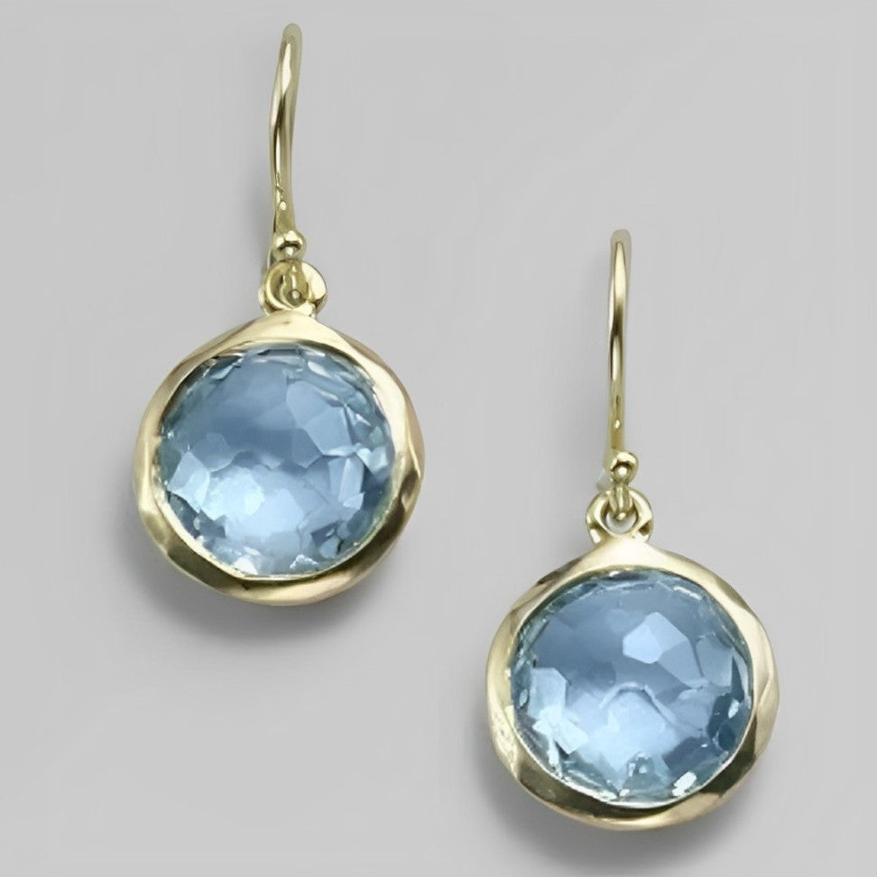 Bonnie | Blue Crystal Earrings