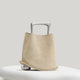 Suede Shoulder Bag with Zipped Inner Pouch