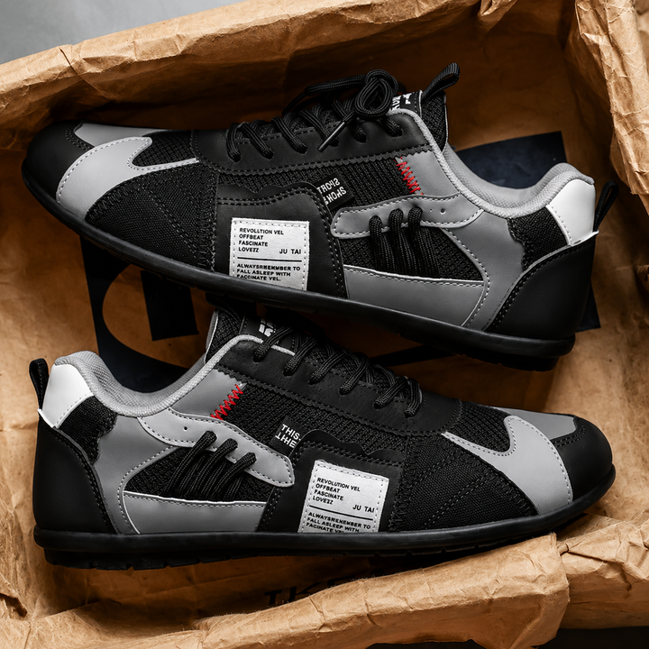 ALASTAIR | RETRO COLOUR-BLOCK TRAINERS