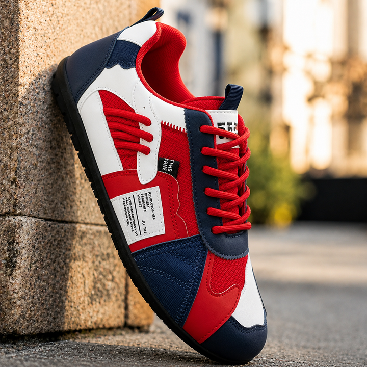 ALASTAIR | RETRO COLOUR-BLOCK TRAINERS
