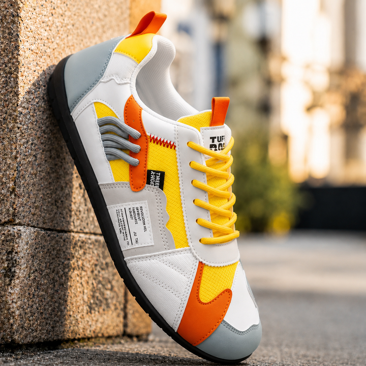 ALASTAIR | RETRO COLOUR-BLOCK TRAINERS