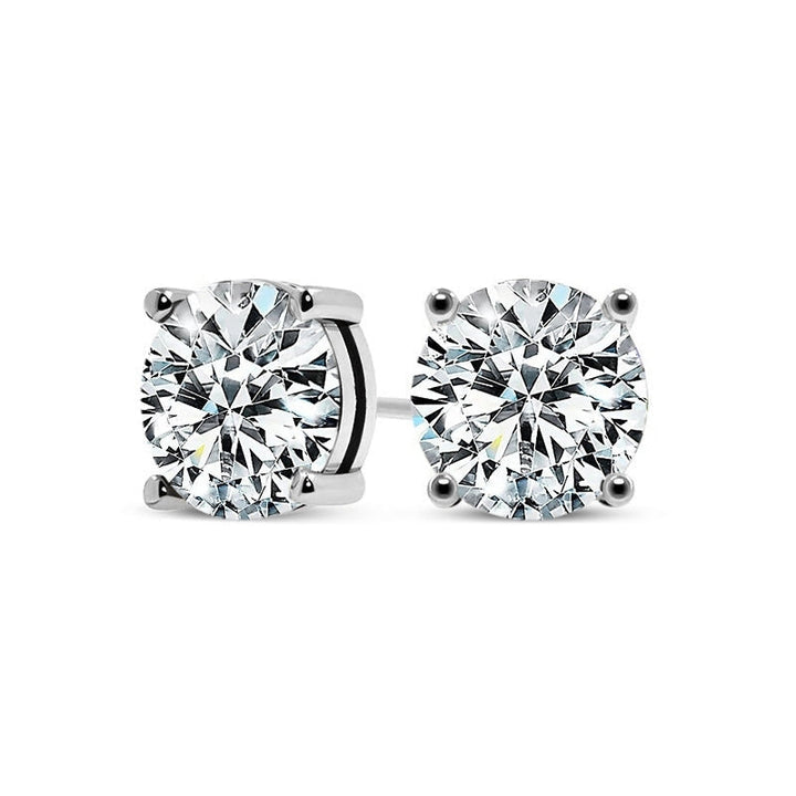 Tera | White and Gold Earrings