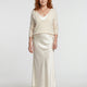 ELENA | SATIN MIDI DRESS & SOFT KNIT SWEATER SET