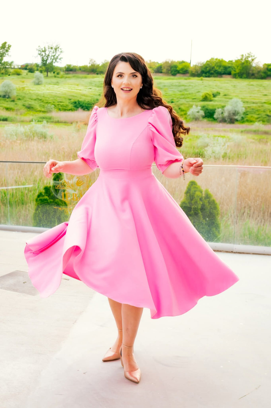ELEANOR | ELEGANT MIDI OCCASION DRESS