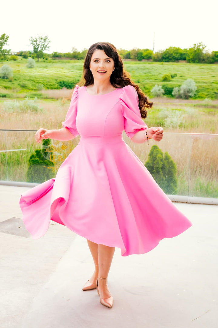 ELEANOR | ELEGANT MIDI OCCASION DRESS