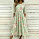 MORVEN | VINTAGE FLORAL MIDI DRESS