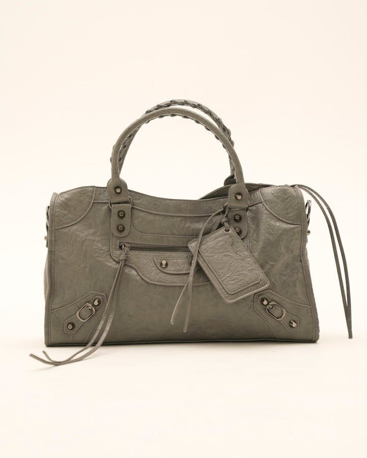 Leather Carryall Bag with Adjustable Strap
