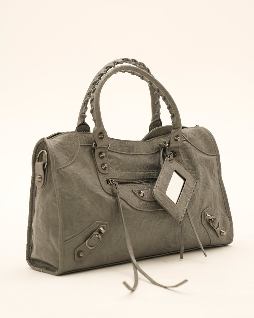 Leather Carryall Bag with Adjustable Strap
