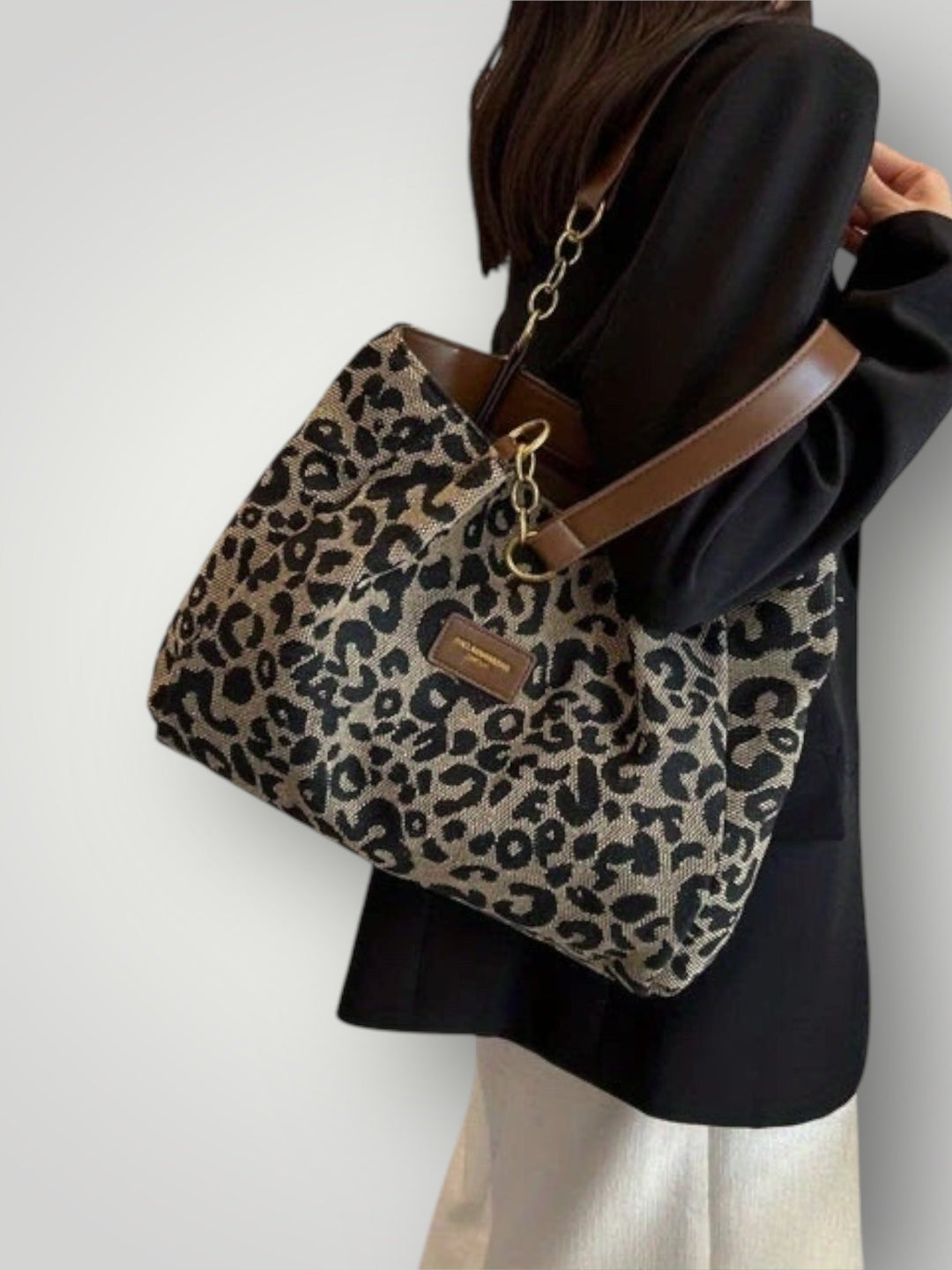 Leopard Print Tote Bag