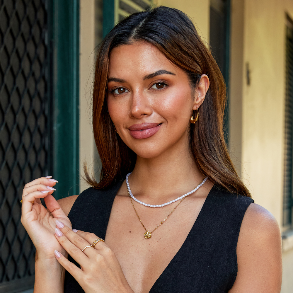 Rose | Gold Rose Pendant Necklace