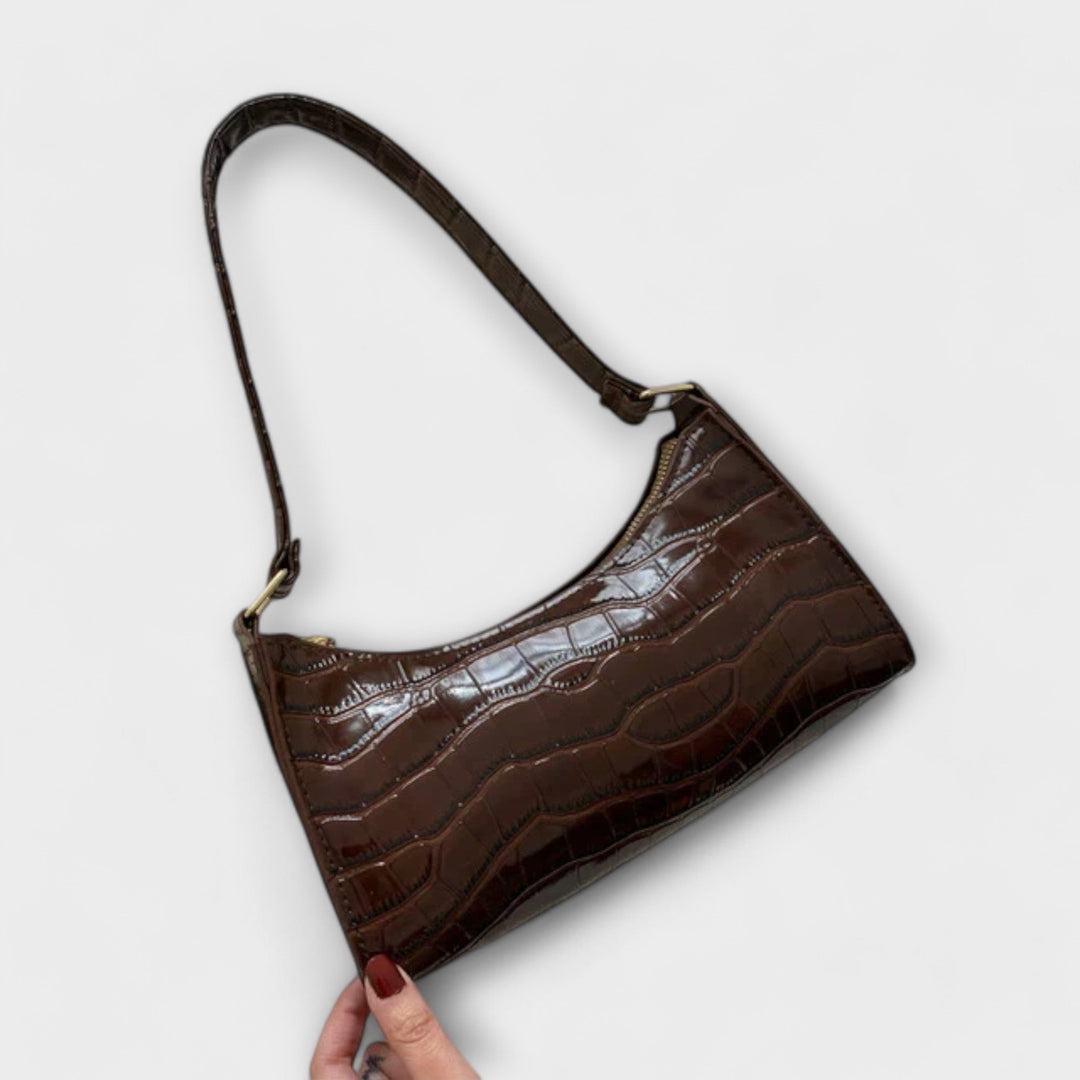 Everyday Leather Bag with Sturdy Handles