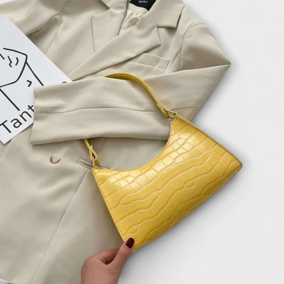 Everyday Leather Bag with Sturdy Handles