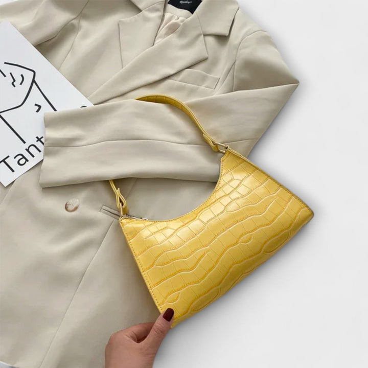 Everyday Leather Bag with Sturdy Handles
