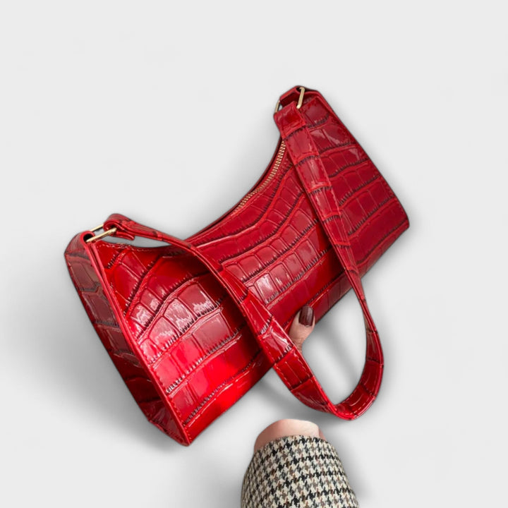 Everyday Leather Bag with Sturdy Handles