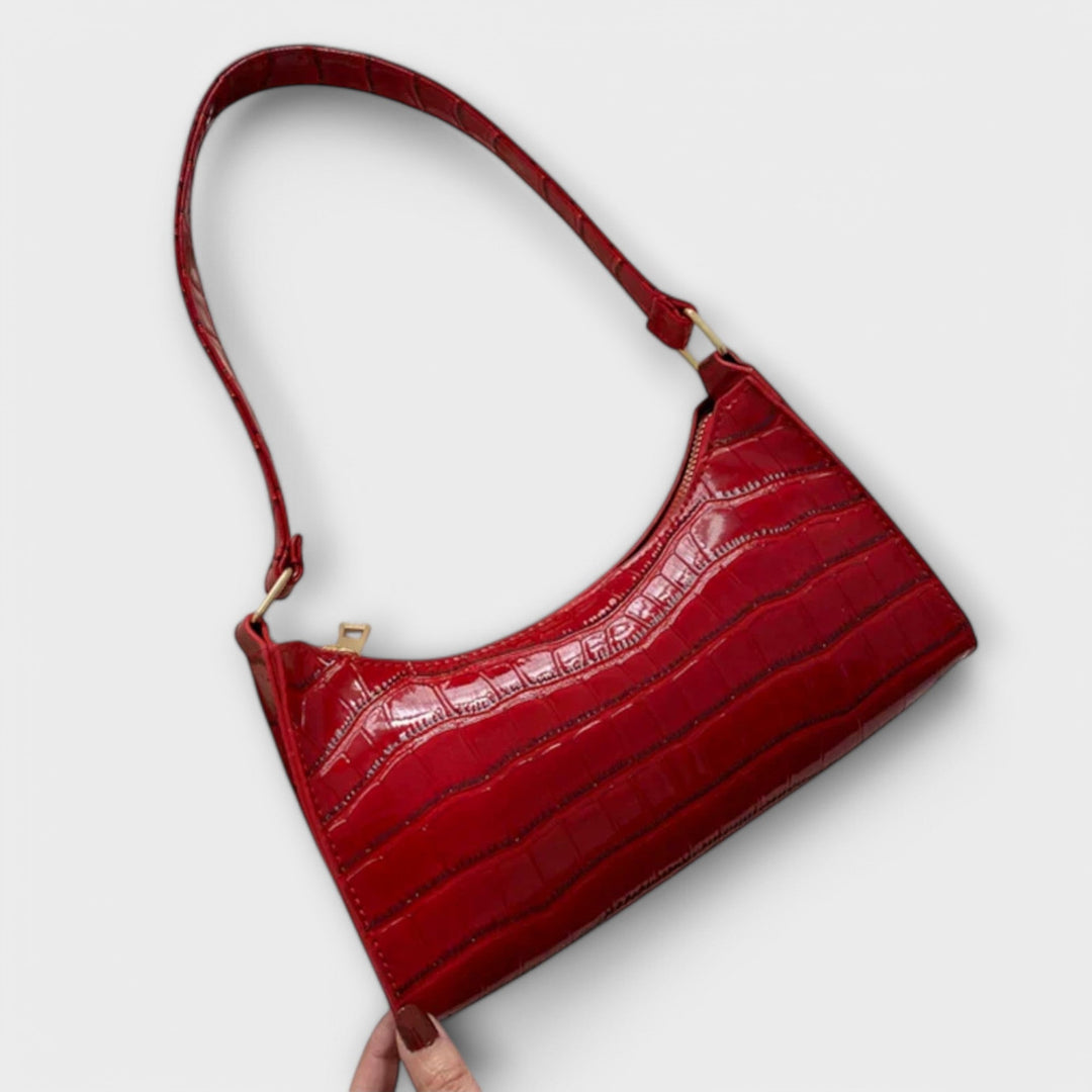 Everyday Leather Bag with Sturdy Handles