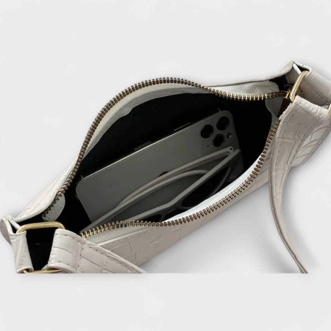 Everyday Leather Bag with Sturdy Handles