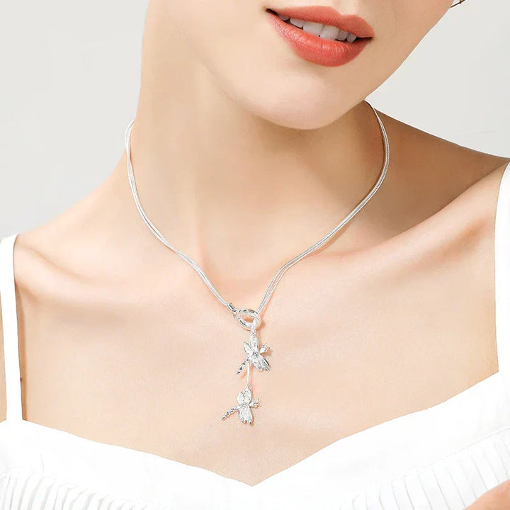 Tilda | Sterling Silver Dragonfly Necklace