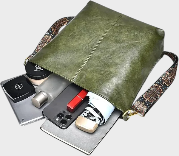 Lightweight Faux Leather Bag
