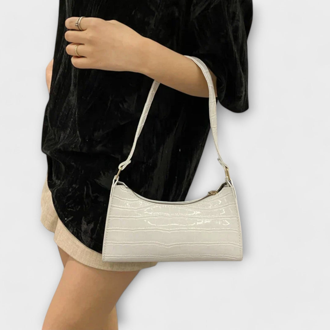 Everyday Leather Bag with Sturdy Handles