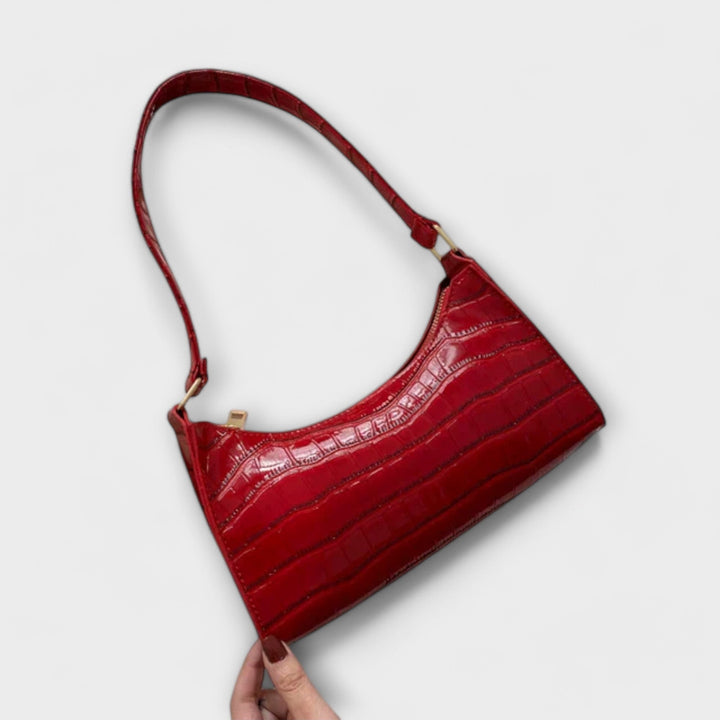 Everyday Leather Bag with Sturdy Handles