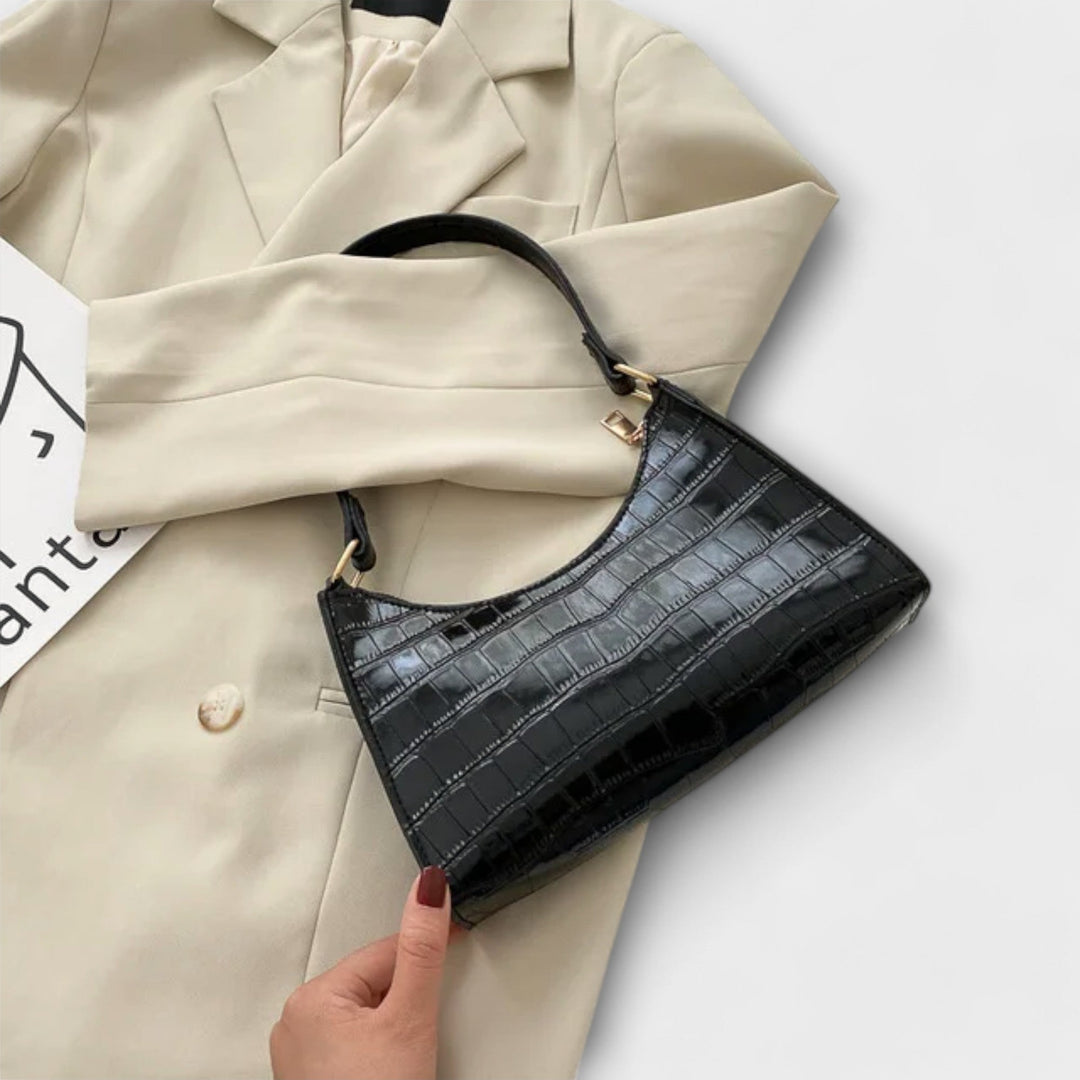 Everyday Leather Bag with Sturdy Handles