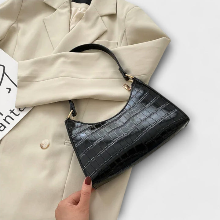 Everyday Leather Bag with Sturdy Handles