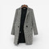 CLARA | Plaid Long Sleeve Jacket With Side Pockets