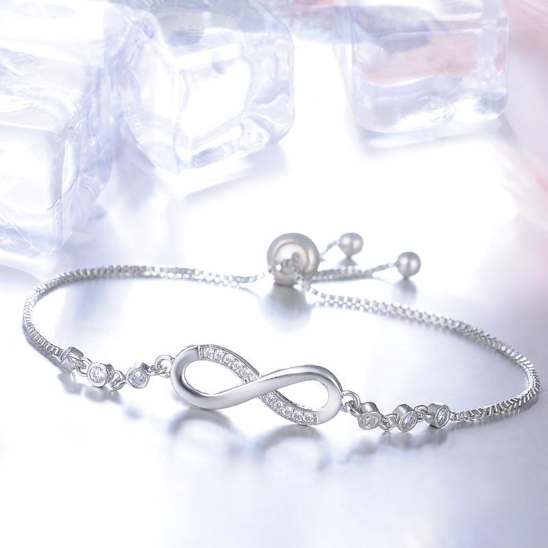 Amabel | Infinity Bracelet in Rose Gold