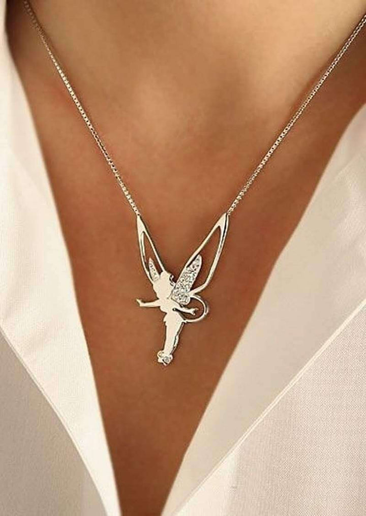 Fenella | Gold Fairy Pendant Necklace