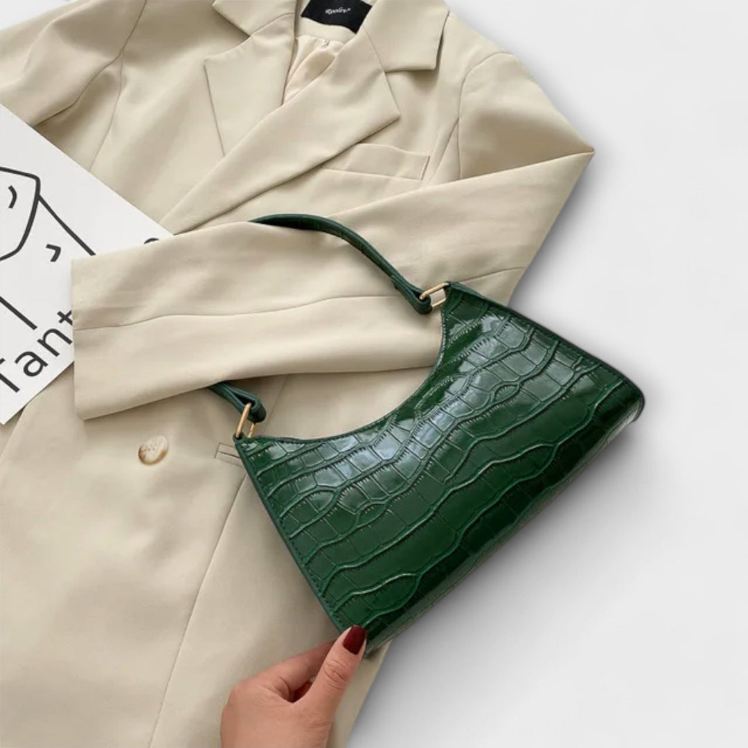 Everyday Leather Bag with Sturdy Handles