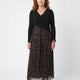 MAEVE | ELEGANT JERSEY & MESH MIDI DRESS