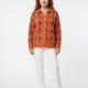 CAIT | SOFT PLAID KNIT BUTTON-UP CARDIGAN