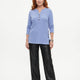 NIAMH | RELAXED BUTTON DETAIL TUNIC TOP