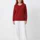 DAMHNAIT | SOFT COLLAR KNIT PULLOVER