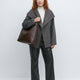 SADHBH | ELEGANT LEATHER HOBO SHOULDER BAG