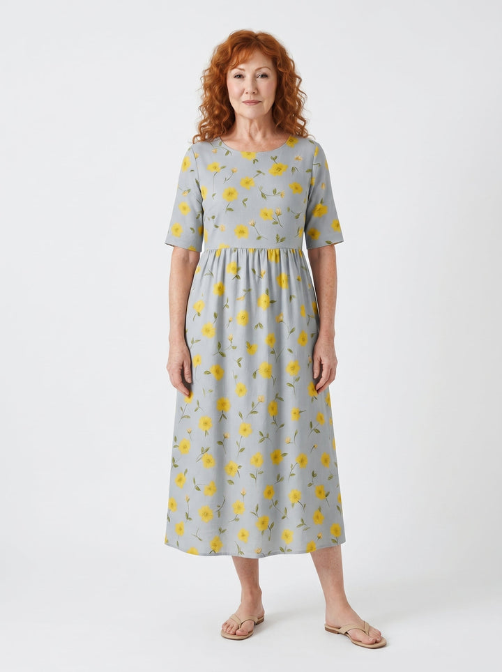 RÓISÍN | MIDI DRESS EFFORTLESS COMFORT