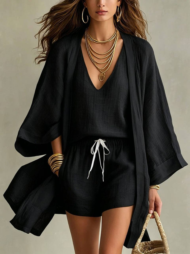 DOROTHEA | THREE-PIECE LINEN CO-ORD SET