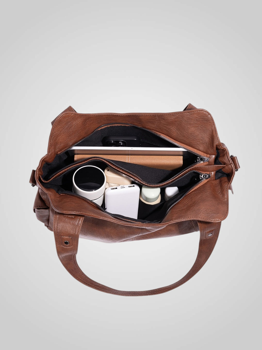 Multi-Pocket Everyday Crossbody Bag