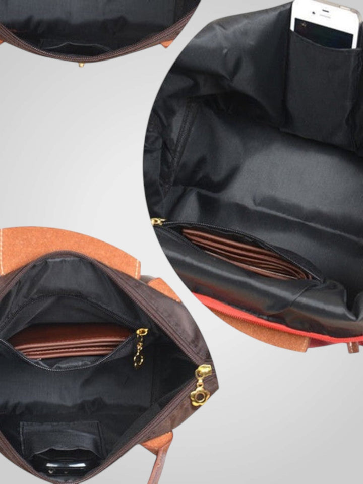 Structured Shoulder Bag with Sturdy Build