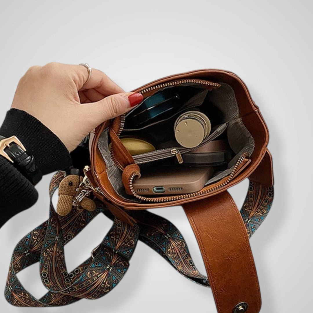 Retro Bag with Adjustable Wide Strap