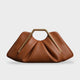 Origami-Fold Clutch with Gold Handle