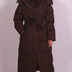 Long Belted Puffer Coat