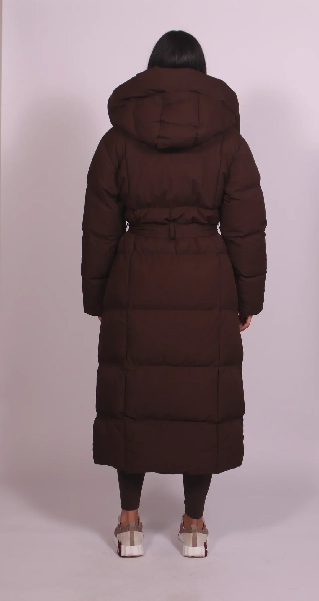 CLARA | LONG BELTED PUFFER COAT