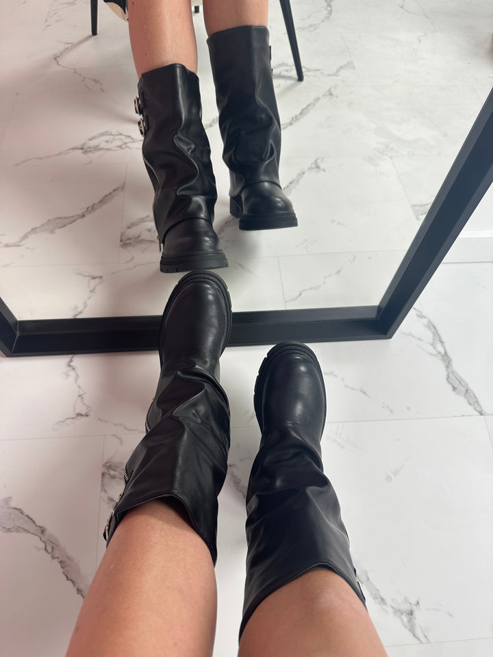 WINIFRED | TALL ZIP BOOTS