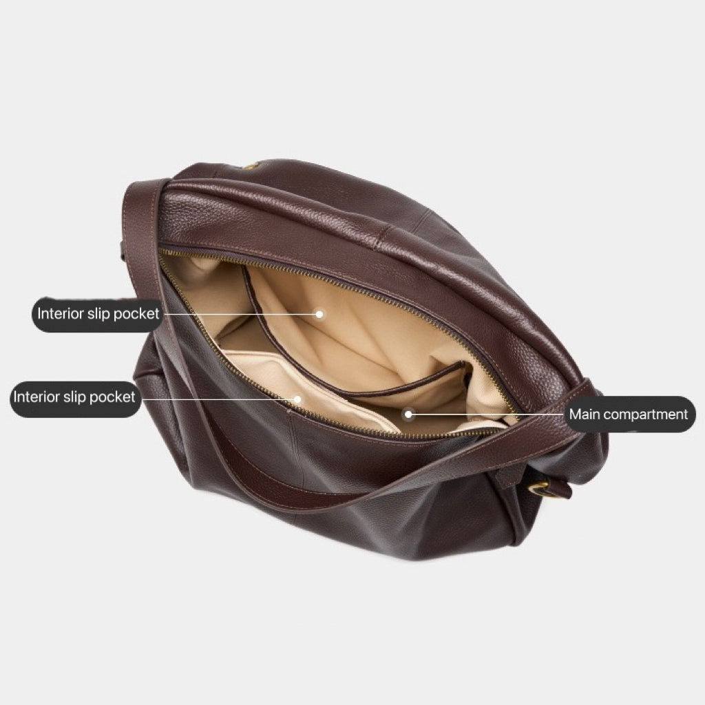 Minimalist Leather Tote Bag