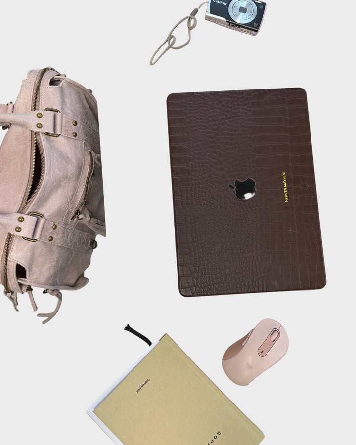 Zip-Top Shoulder Bag with Gold-Tone Hardware