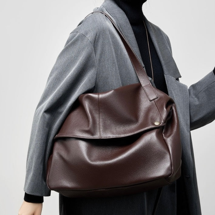Minimalist Leather Tote Bag