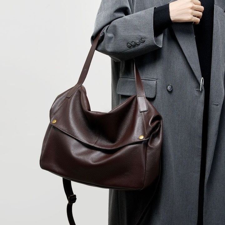 Minimalist Leather Tote Bag
