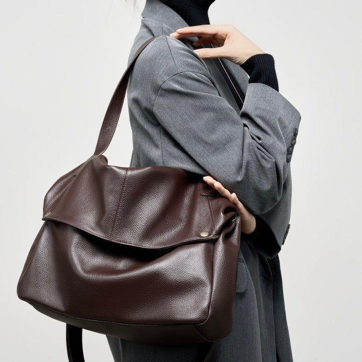 Minimalist Leather Tote Bag