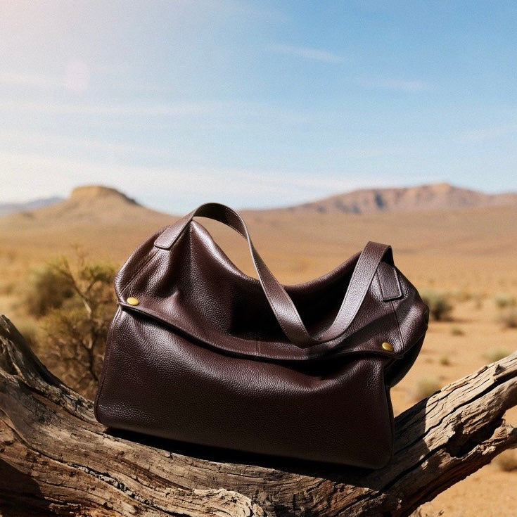 Minimalist Leather Tote Bag